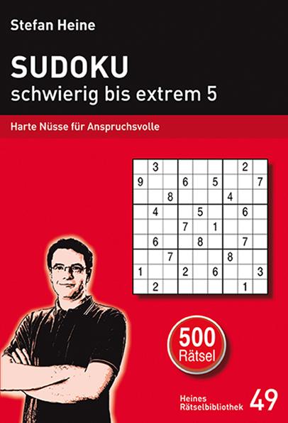 Vorderes Coverbild Sudoku - schwierig bis extrem 5