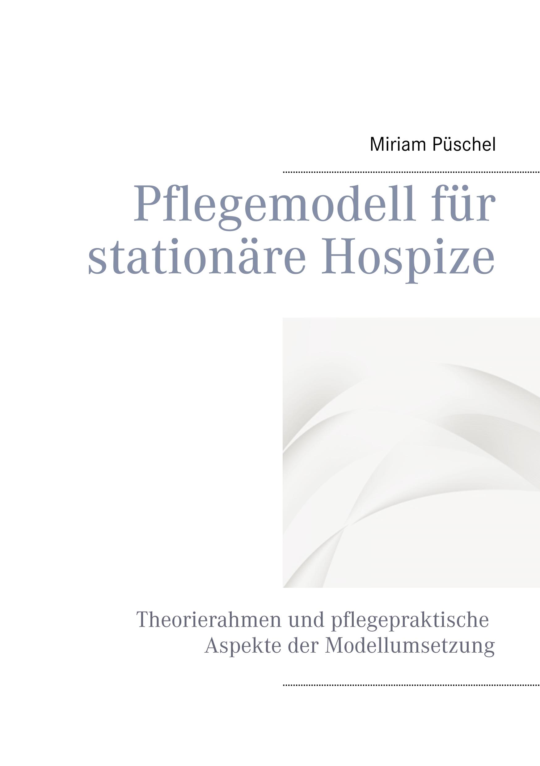 Vorderes Coverbild Pflegemodell für stationäre Hospize