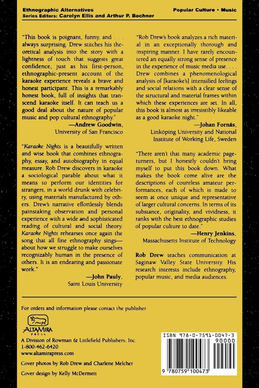 Rückseitencover Karaoke Nights