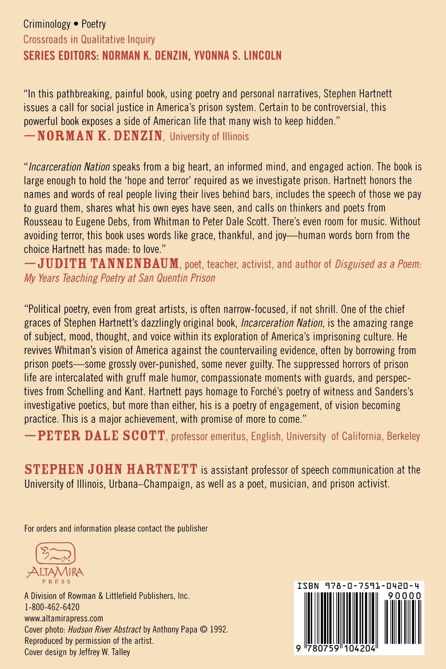 Rückseitencover Incarceration Nation