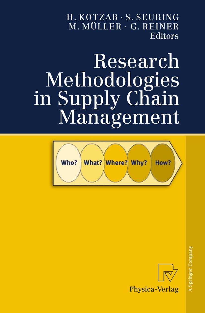 Vorderes Coverbild Research Methodologies in Supply Chain Management