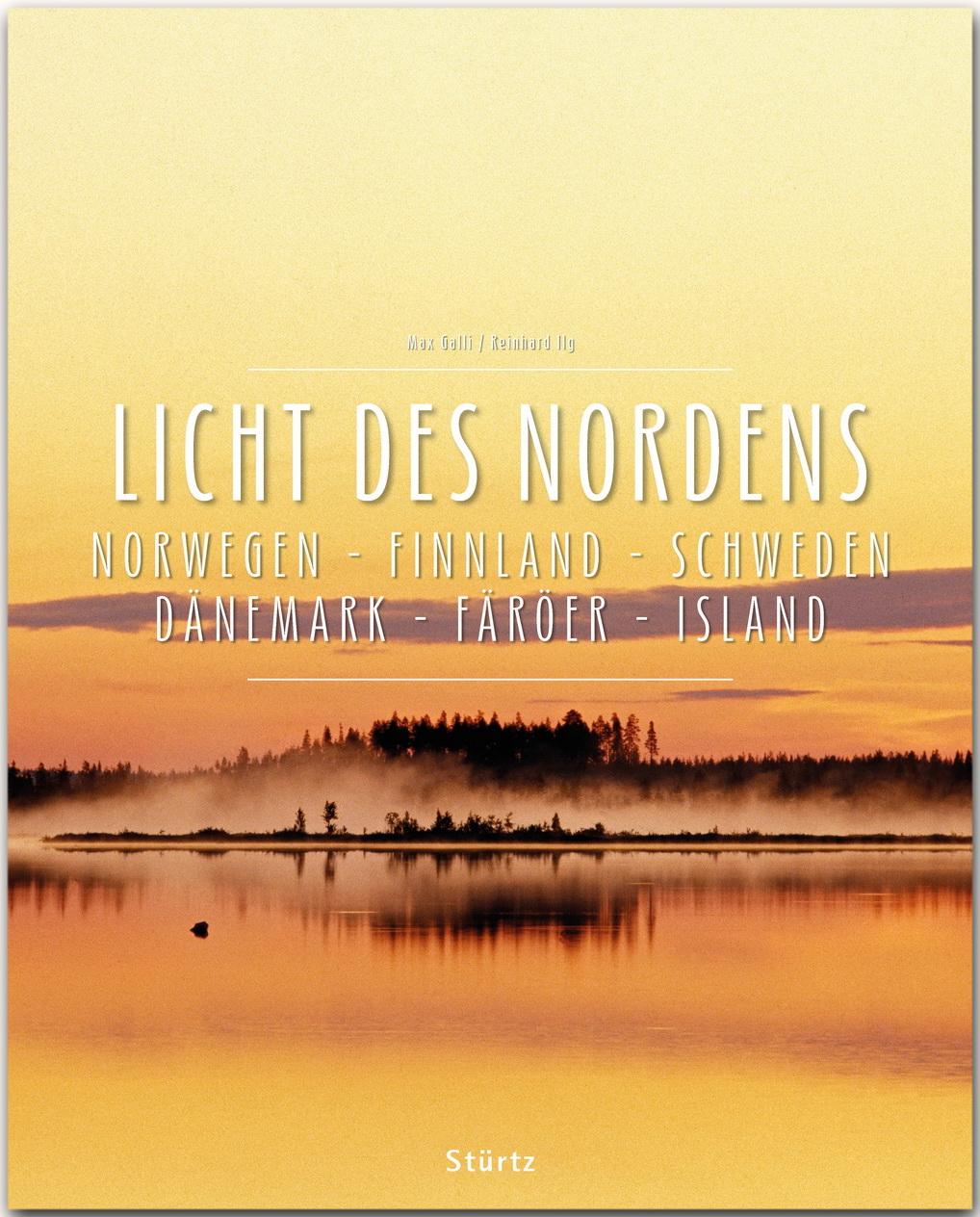 Vorderes Coverbild Licht des Nordens - Norwegen . Finnland . Schweden . Dänemark . Färöer . Island