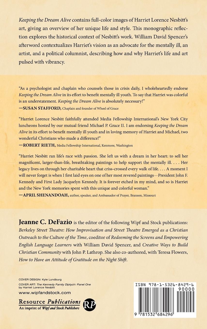 Rückseitencover Keeping the Dream Alive