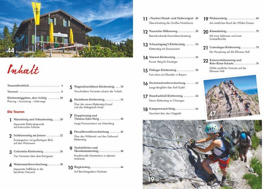 Beispielinhalt (Bild) Klettersteigklassiker Bayerische Hausberge