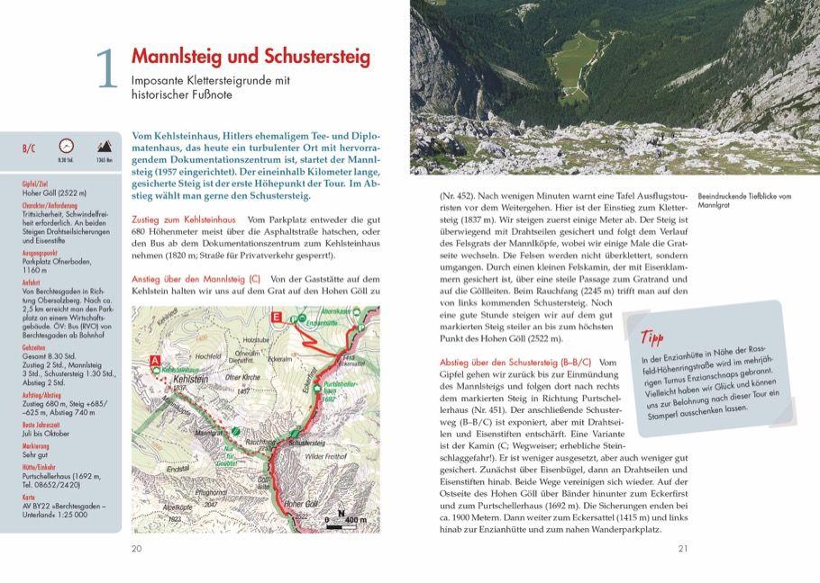 Beispielinhalt (Bild) Klettersteigklassiker Bayerische Hausberge