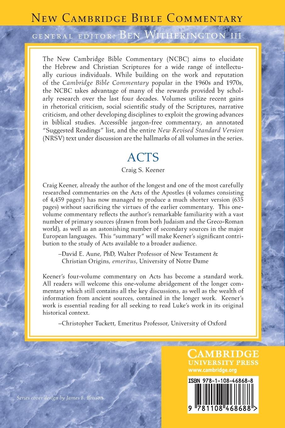 Rückseitencover Acts