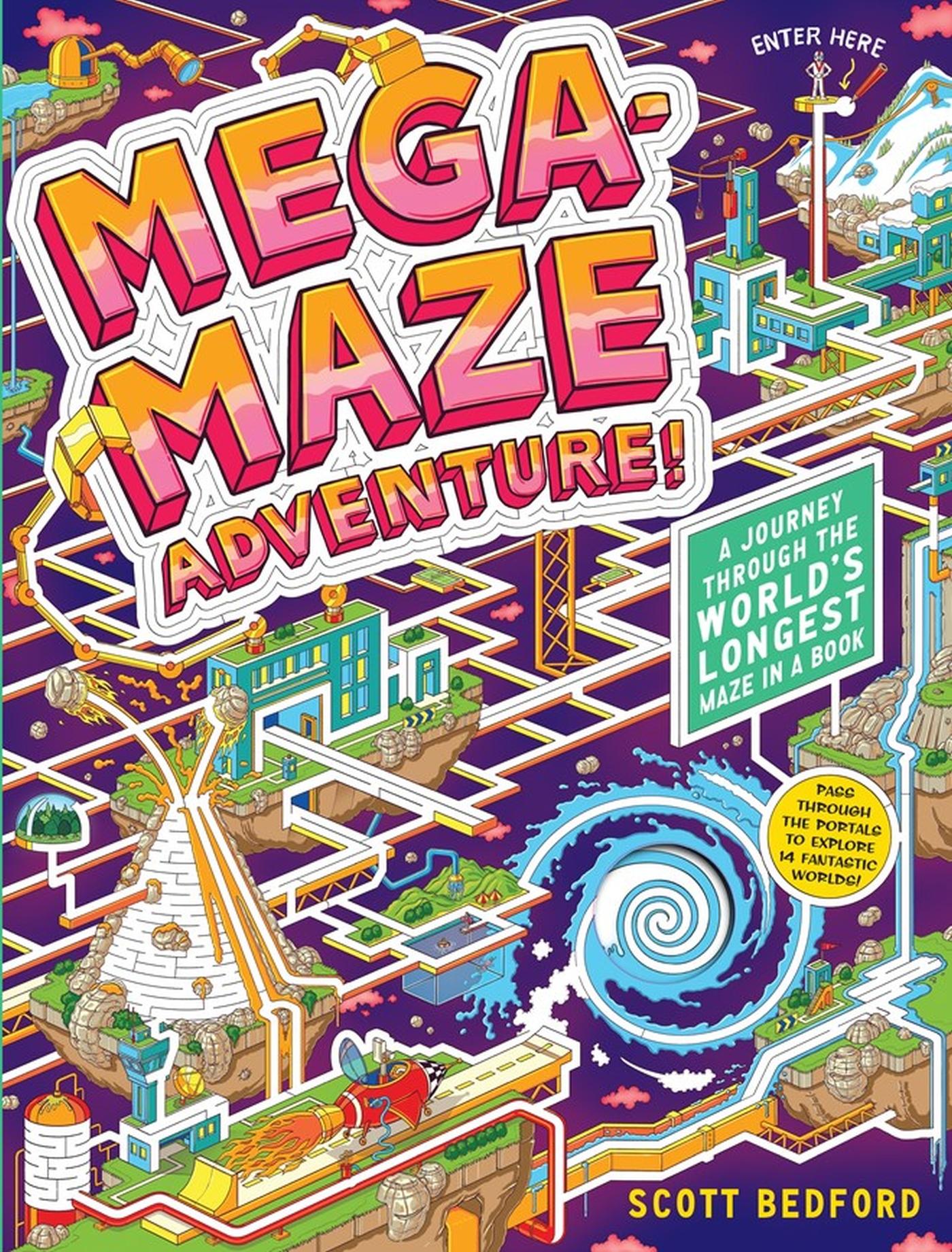 Vorderes Coverbild Mega-Maze Adventure! (Maze Activity Book for Kids Ages 7+)