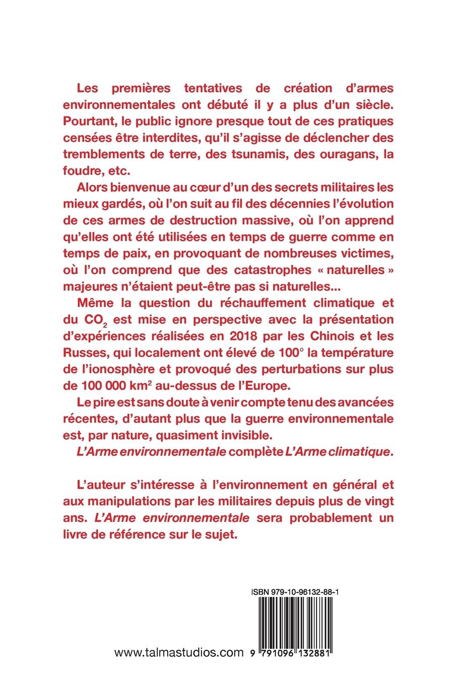 Rückseitencover L'Arme environnementale