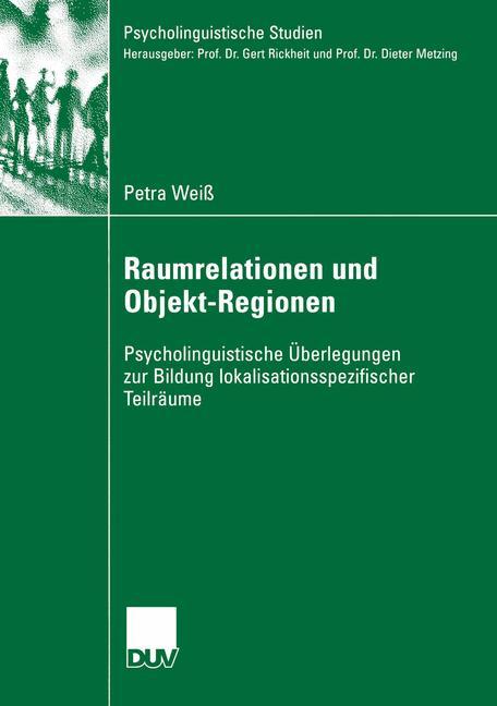 Vorderes Coverbild Raumrelationen und Objekt-Regionen