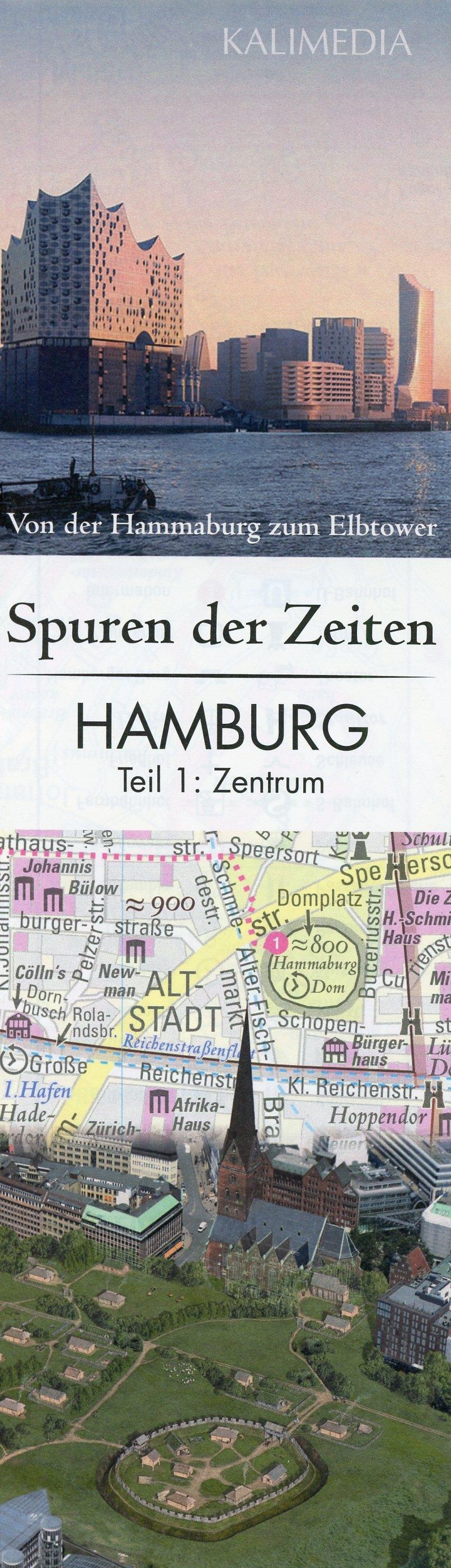 Vorderes Coverbild Spuren der Zeiten in Hamburg: Teil 1, Zentrum 1 : 5.000