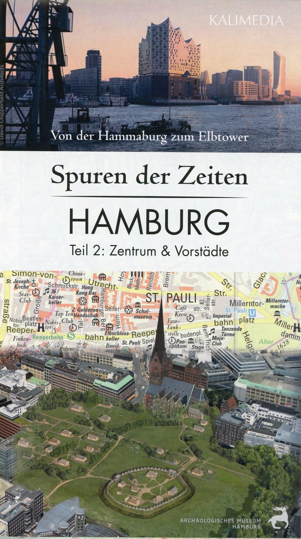 Vorderes Coverbild Spuren der Zeiten in Hamburg: Teil 2, Zentrum und Vorstädte 1 : 10.000