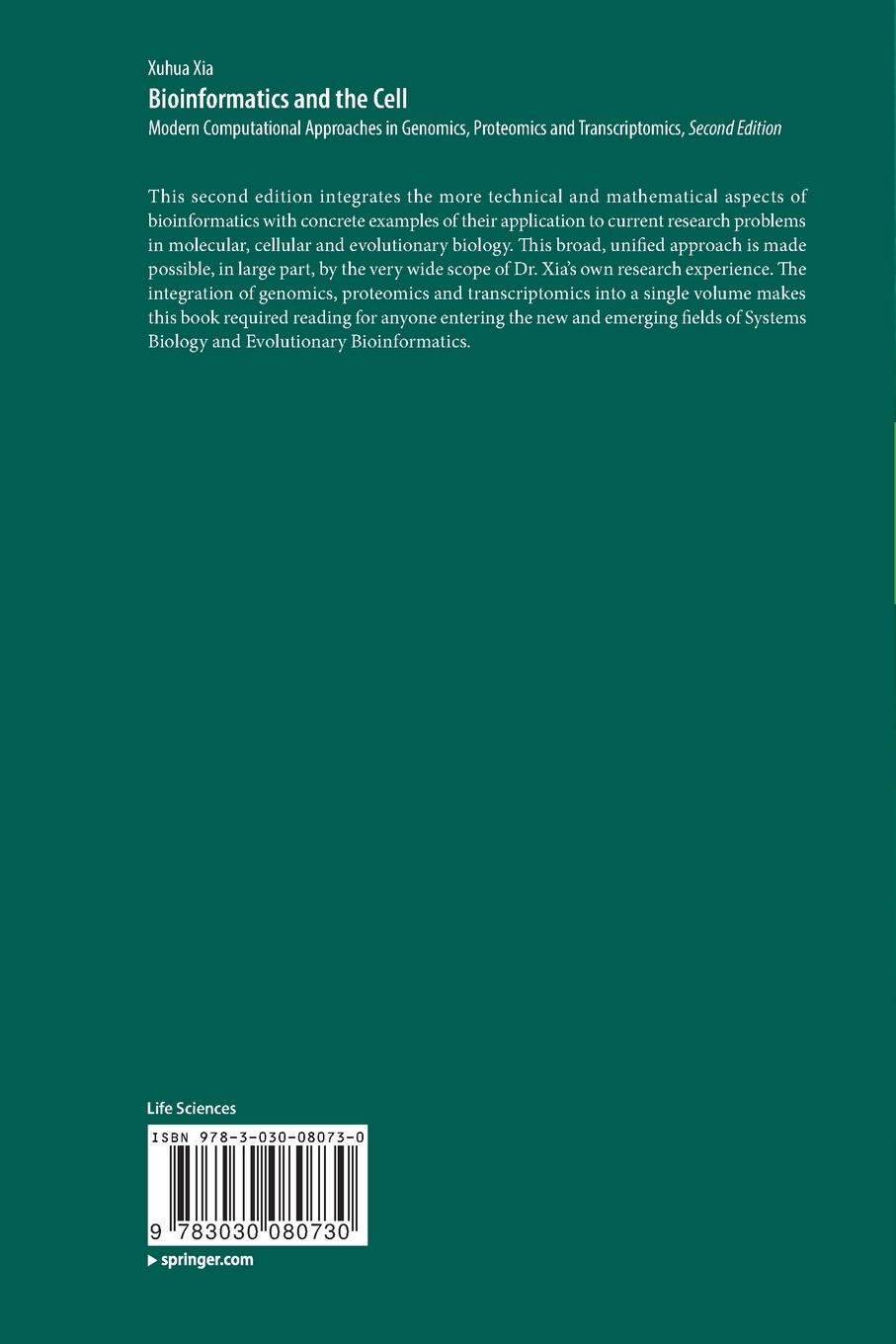 Rückseitencover Bioinformatics and the Cell