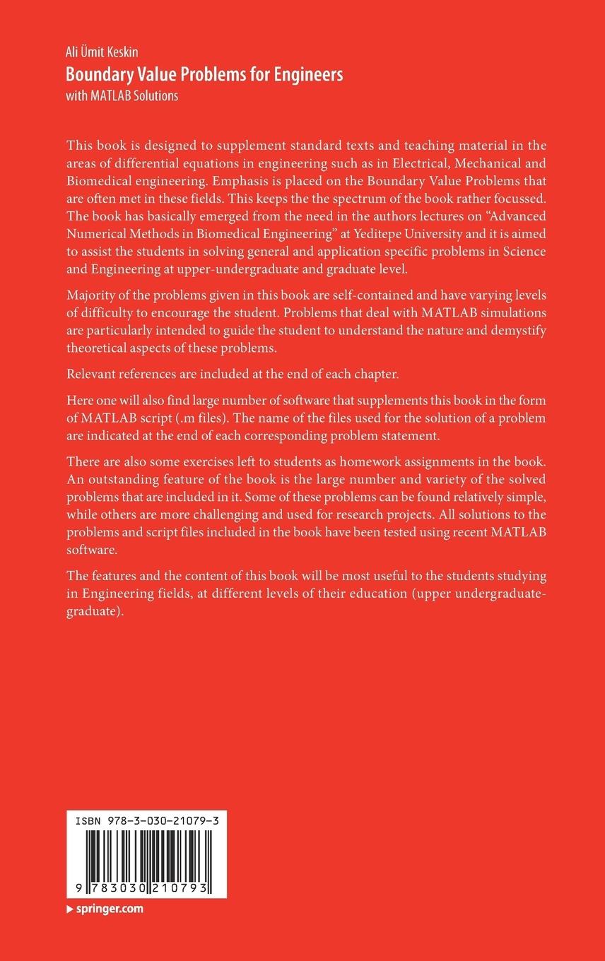 Rückseitencover Boundary Value Problems for Engineers