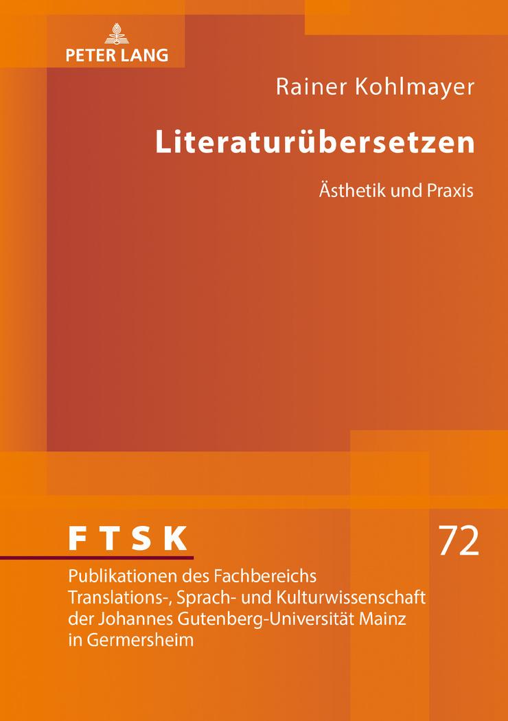 Vorderes Coverbild Literaturübersetzen