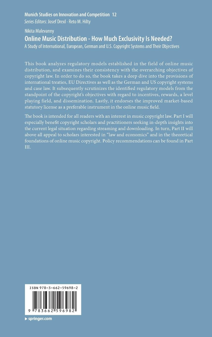 Rückseitencover Online Music Distribution - How Much Exclusivity Is Needed?