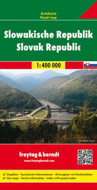 Vorderes Coverbild Slowakische Republik 1 : 400 000. Autokarte