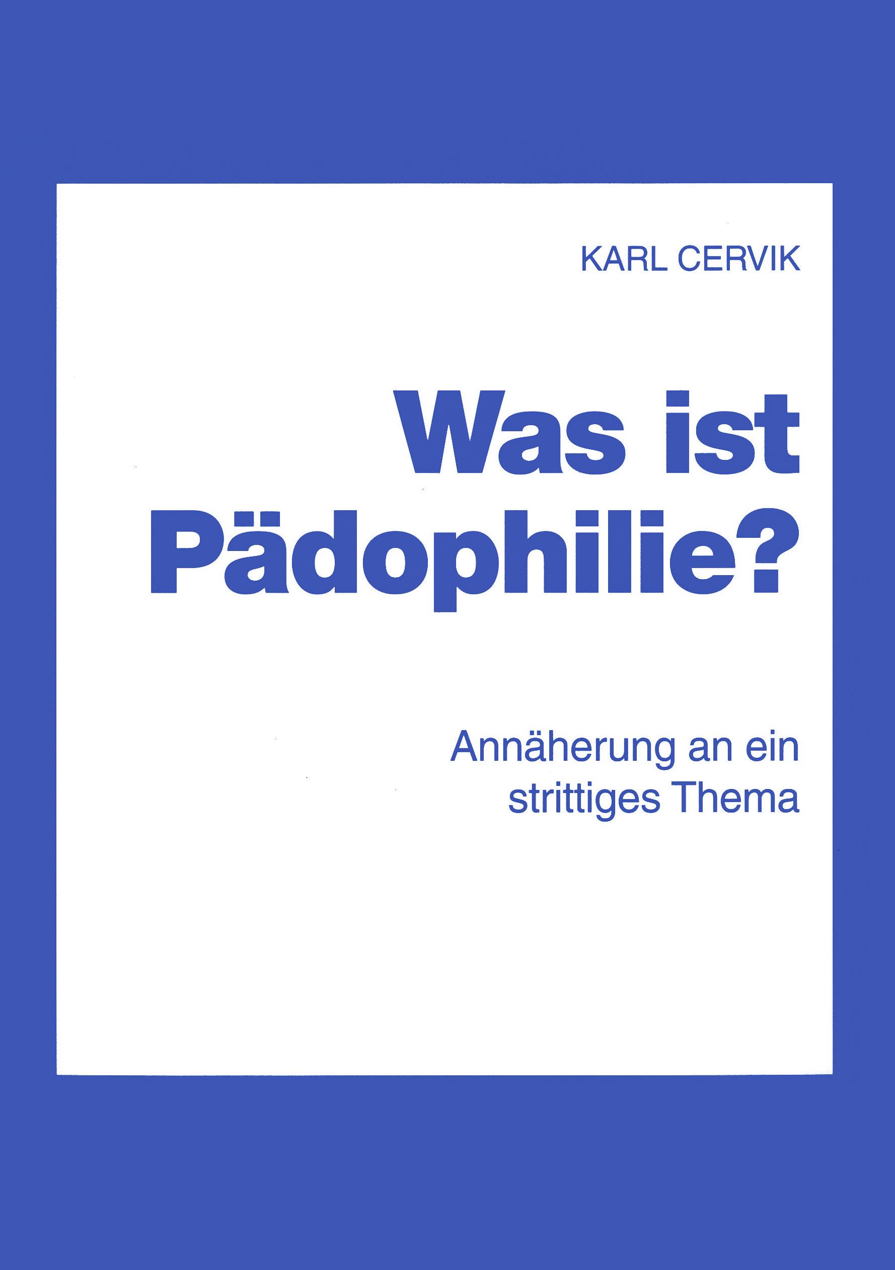 Vorderes Coverbild Was ist Pädophilie?