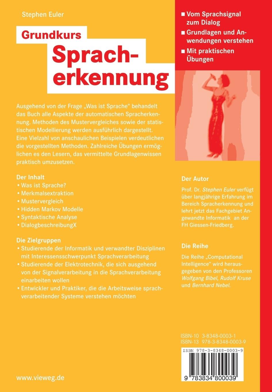 Rückseitencover Grundkurs Spracherkennung