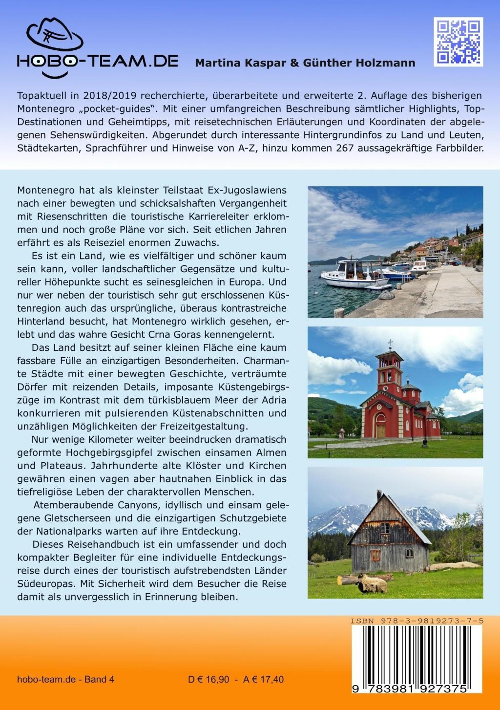 Beispielinhalt (Bild) Montenegro  - Reisehandbuch