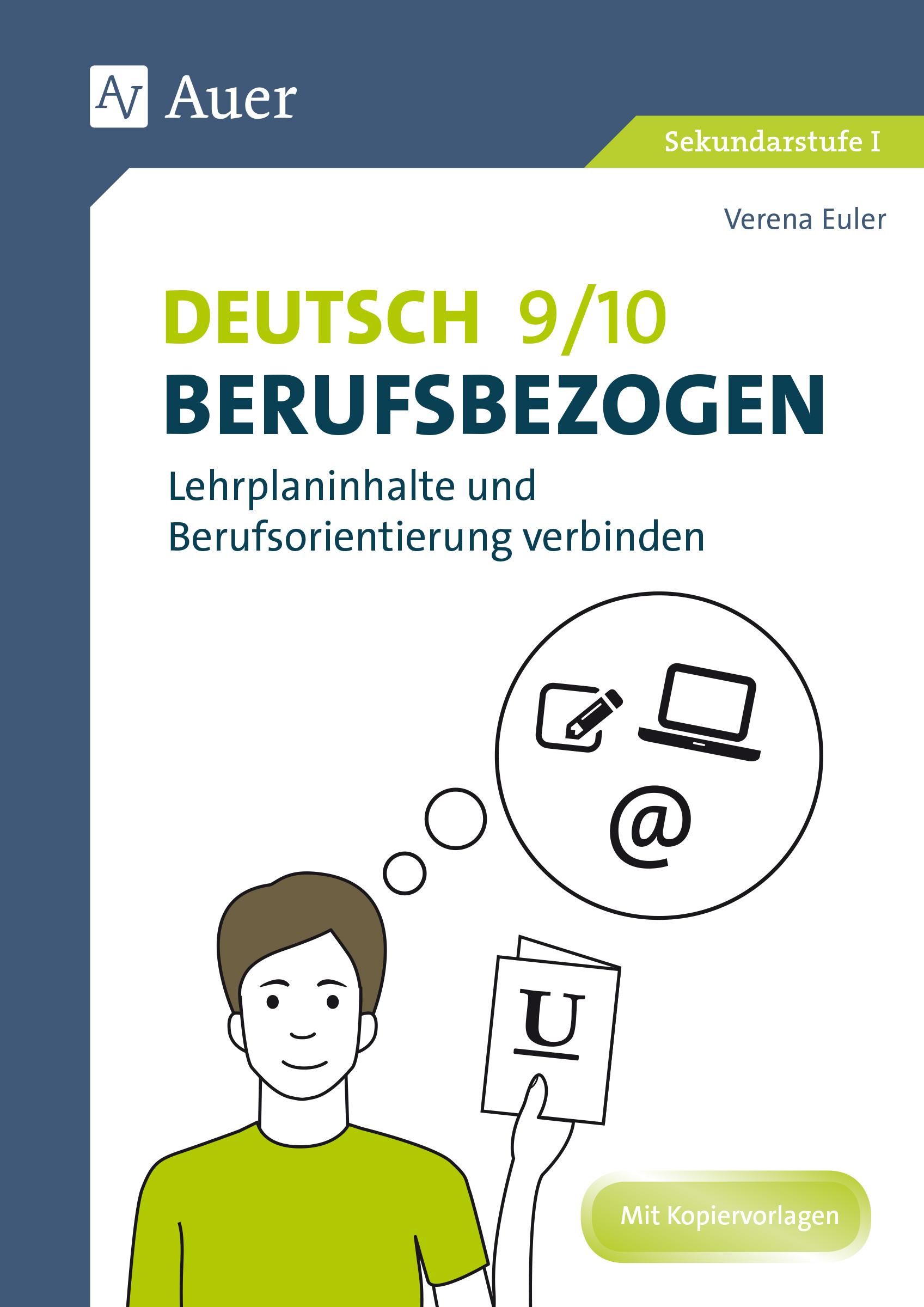 Vorderes Coverbild Deutsch 9-10 berufsbezogen