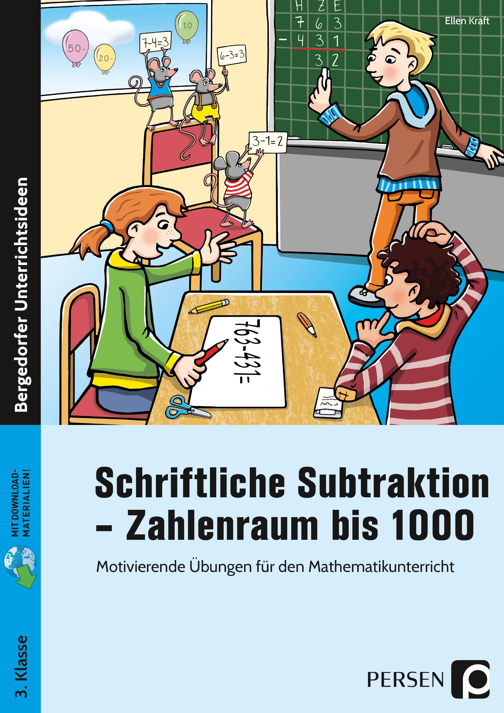 Vorderes Coverbild Schriftliche Subtraktion - Zahlenraum bis 1000