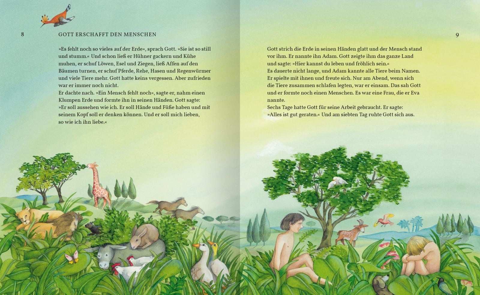 Beispielinhalt (Bild) Die große Kinderbibel