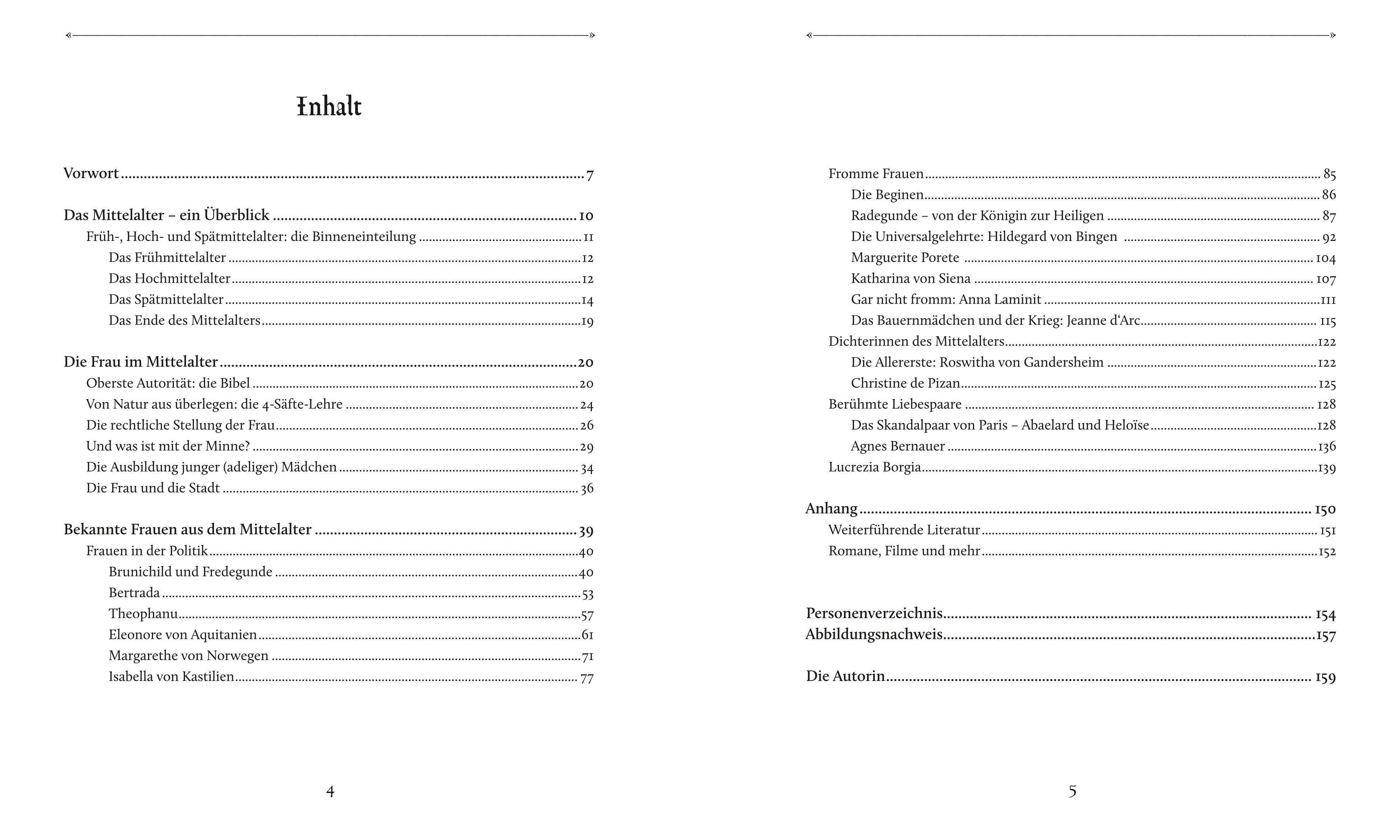 Beispielinhalt (Bild) Weibsbilder