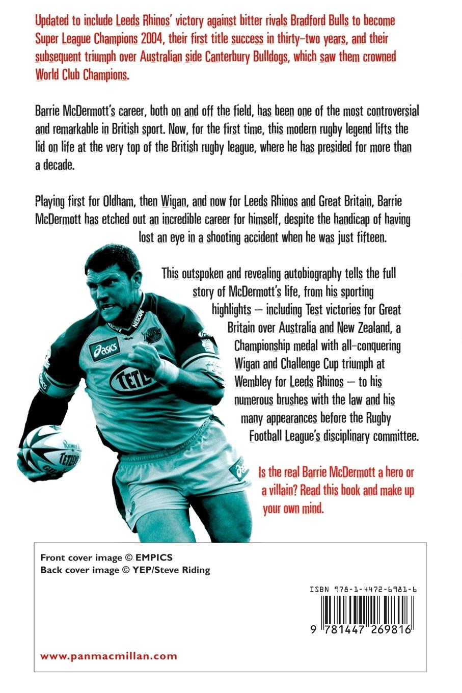 Rückseitencover Made for Rugby