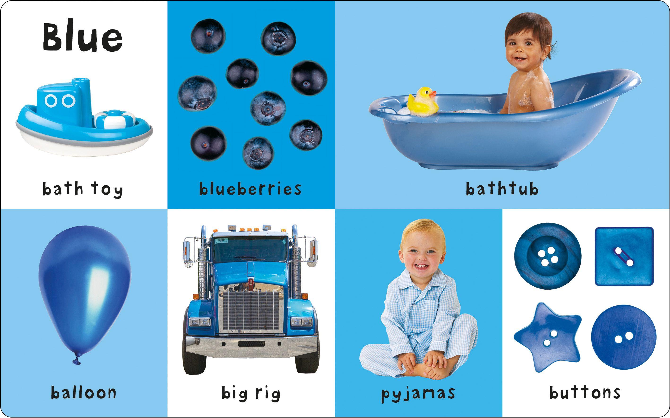 Beispielinhalt (Bild) First 100 Book of Colours