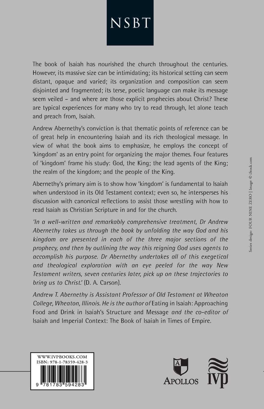 Rückseitencover The Book of Isaiah and God's Kingdom
