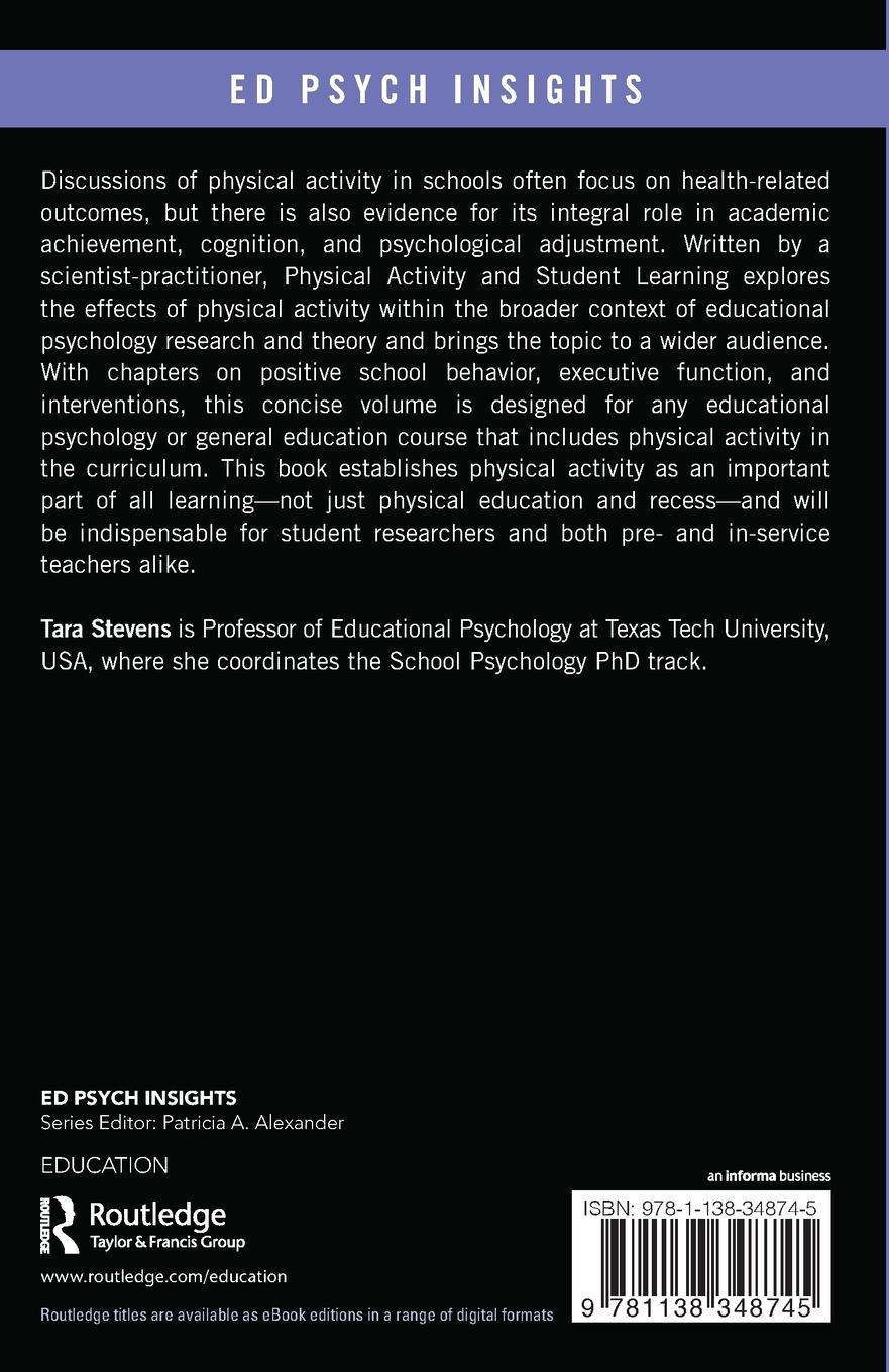 Rückseitencover Physical Activity and Student Learning