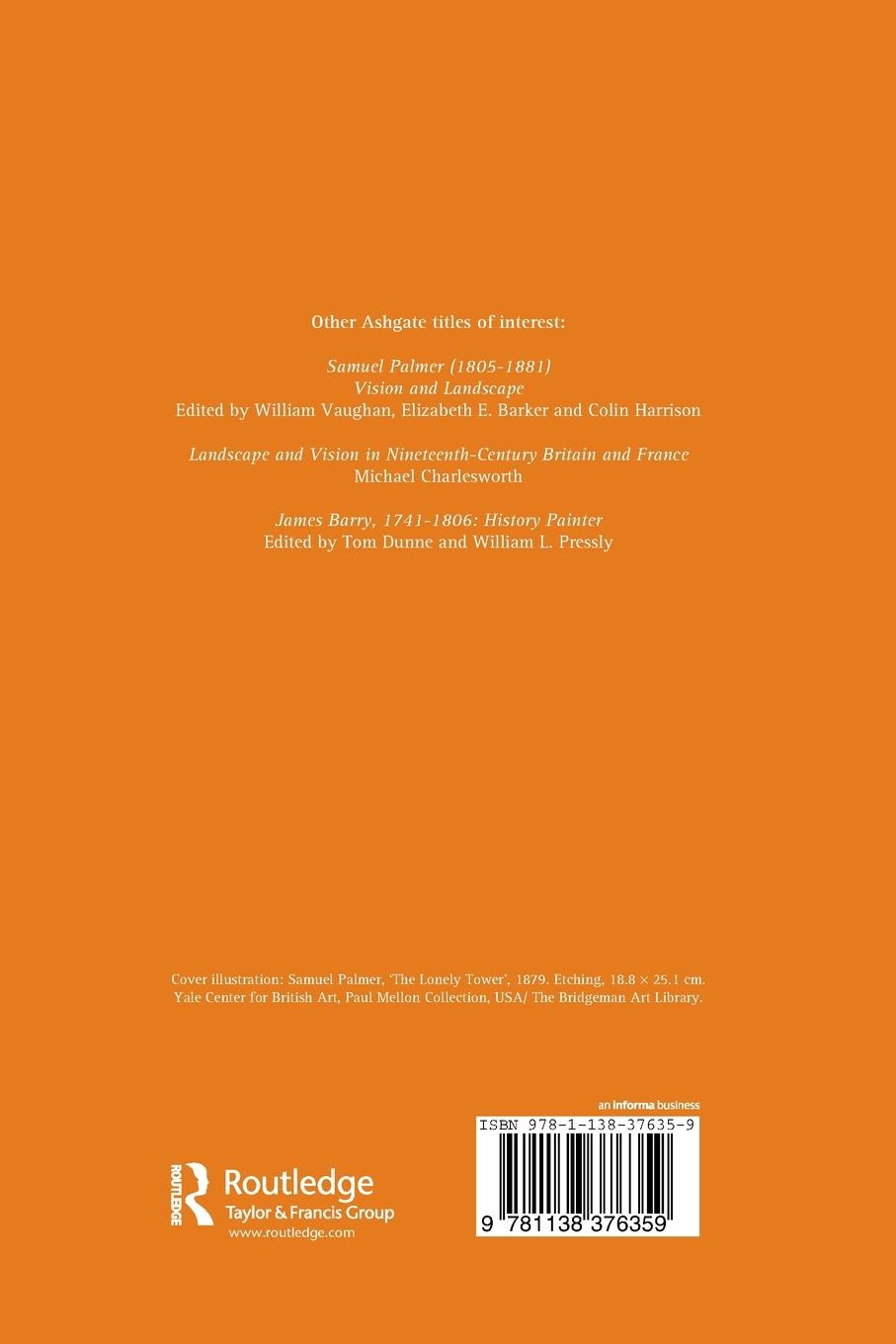 Rückseitencover Samuel Palmer Revisited