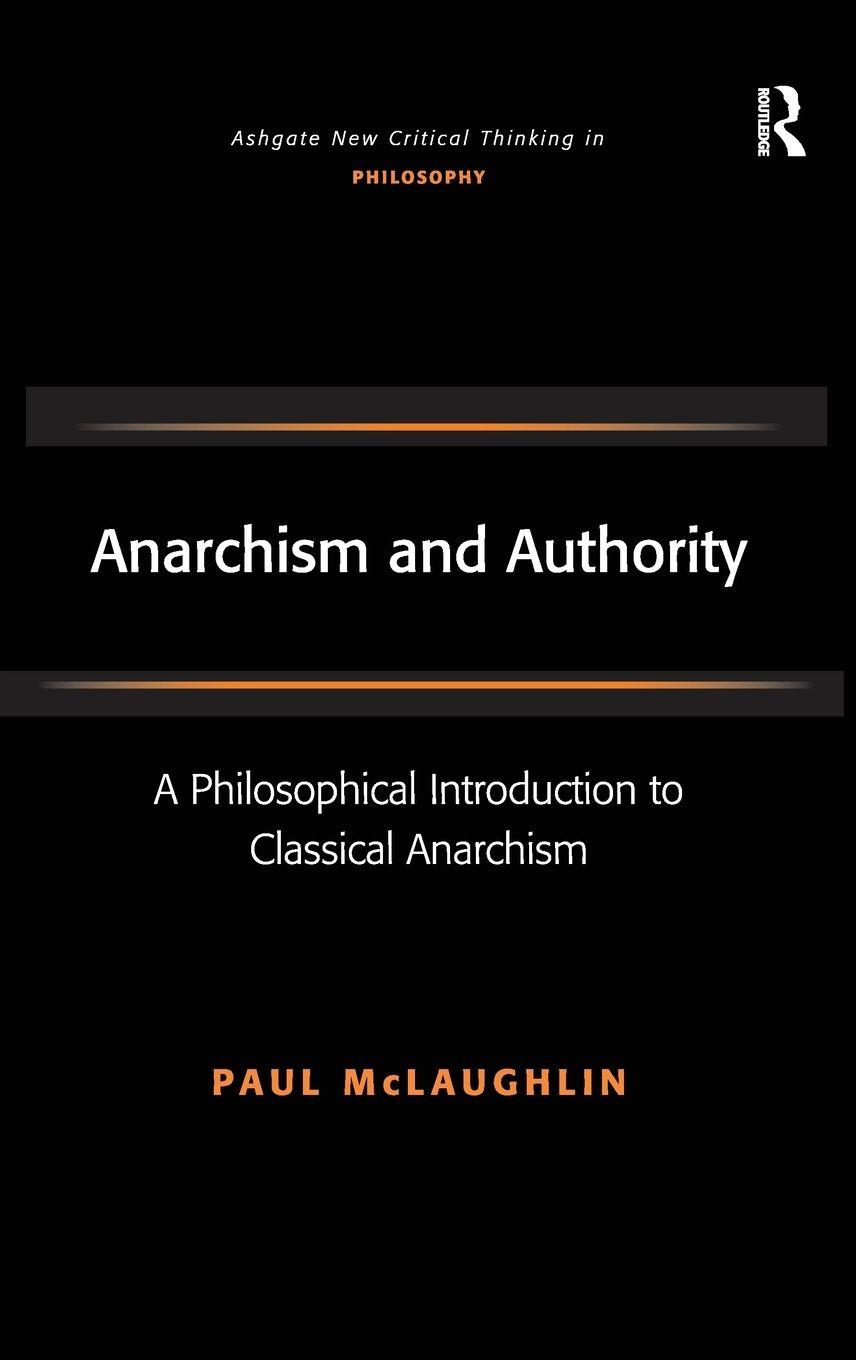 Vorderes Coverbild Anarchism and Authority
