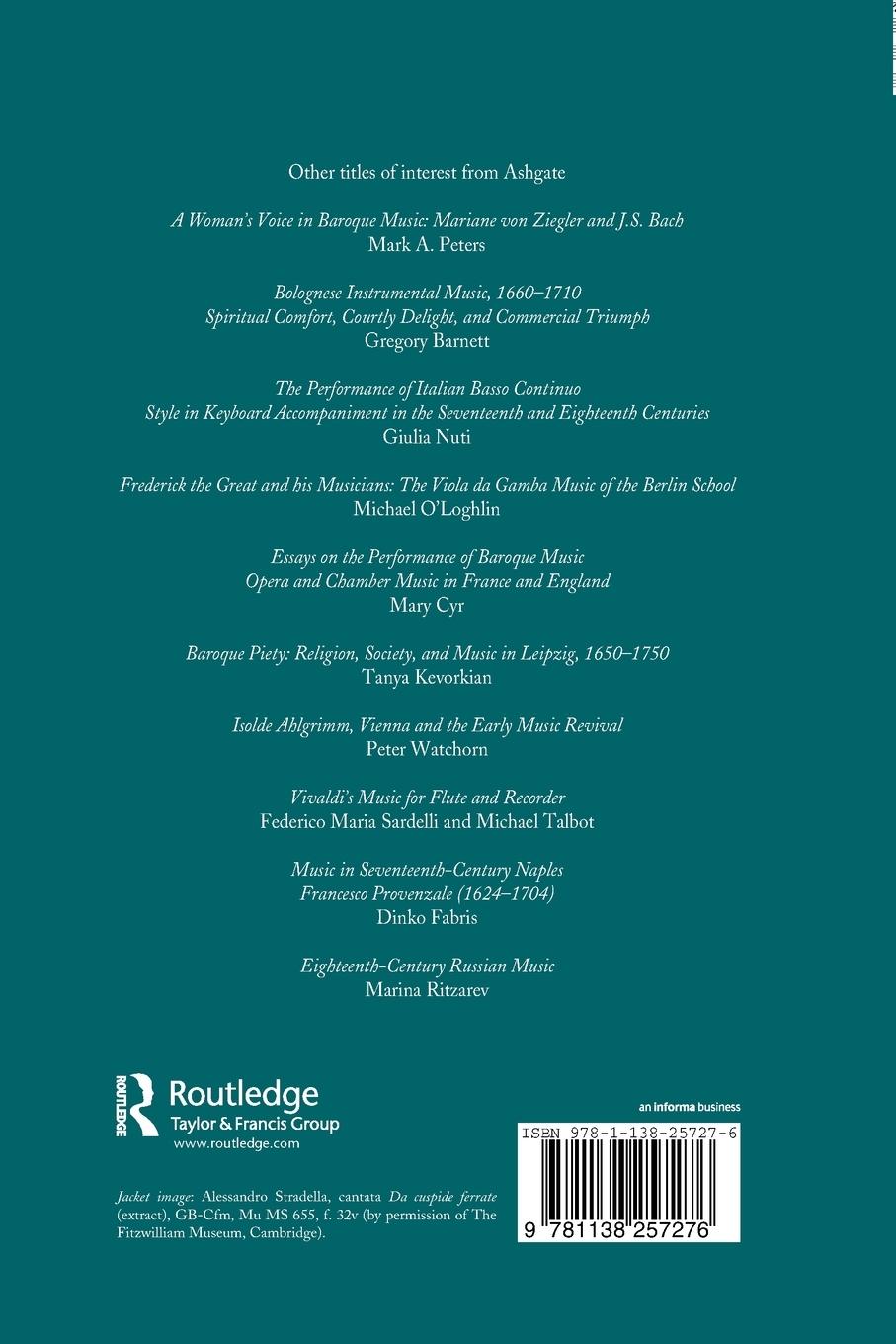 Rückseitencover Aspects of the Secular Cantata in Late Baroque Italy