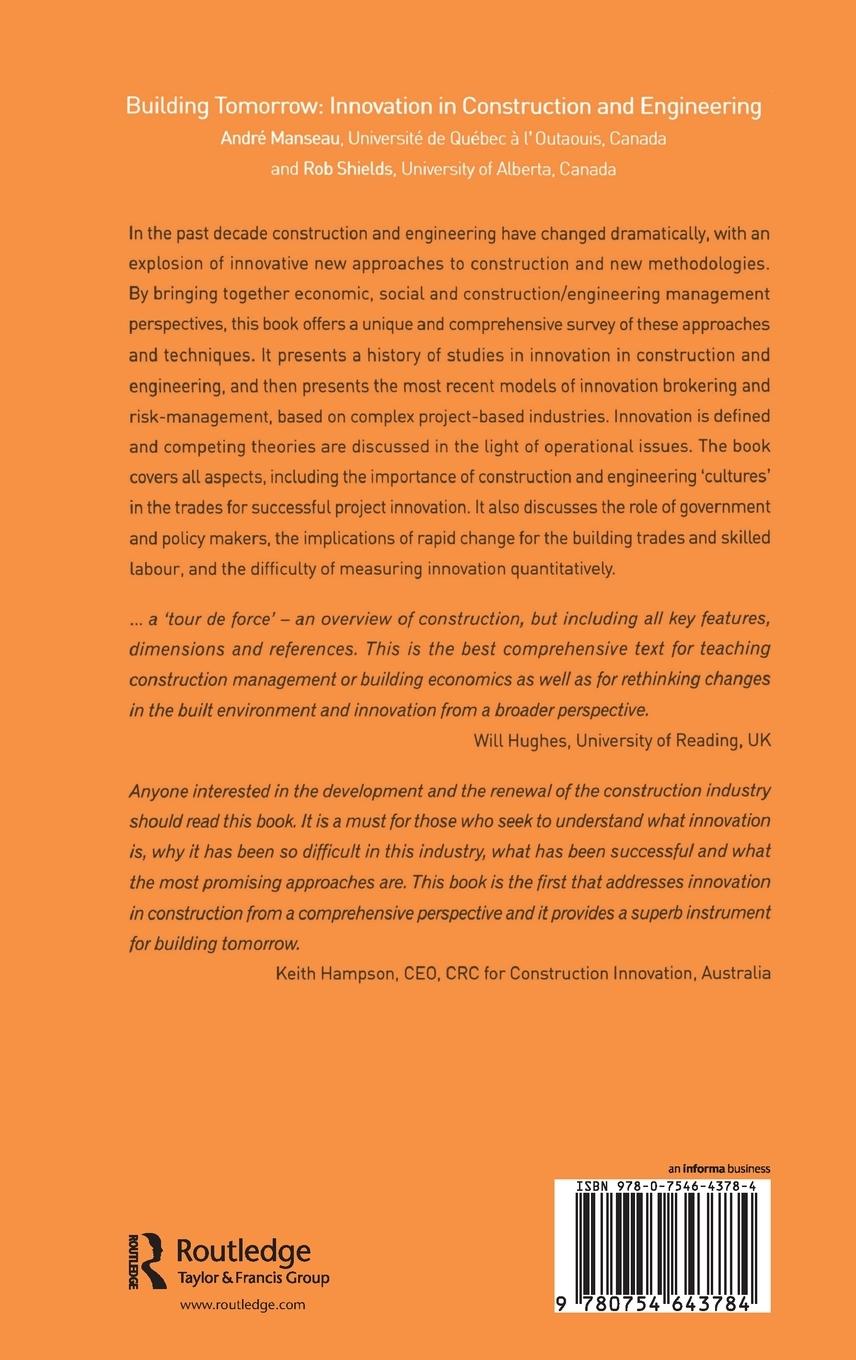 Rückseitencover Building Tomorrow