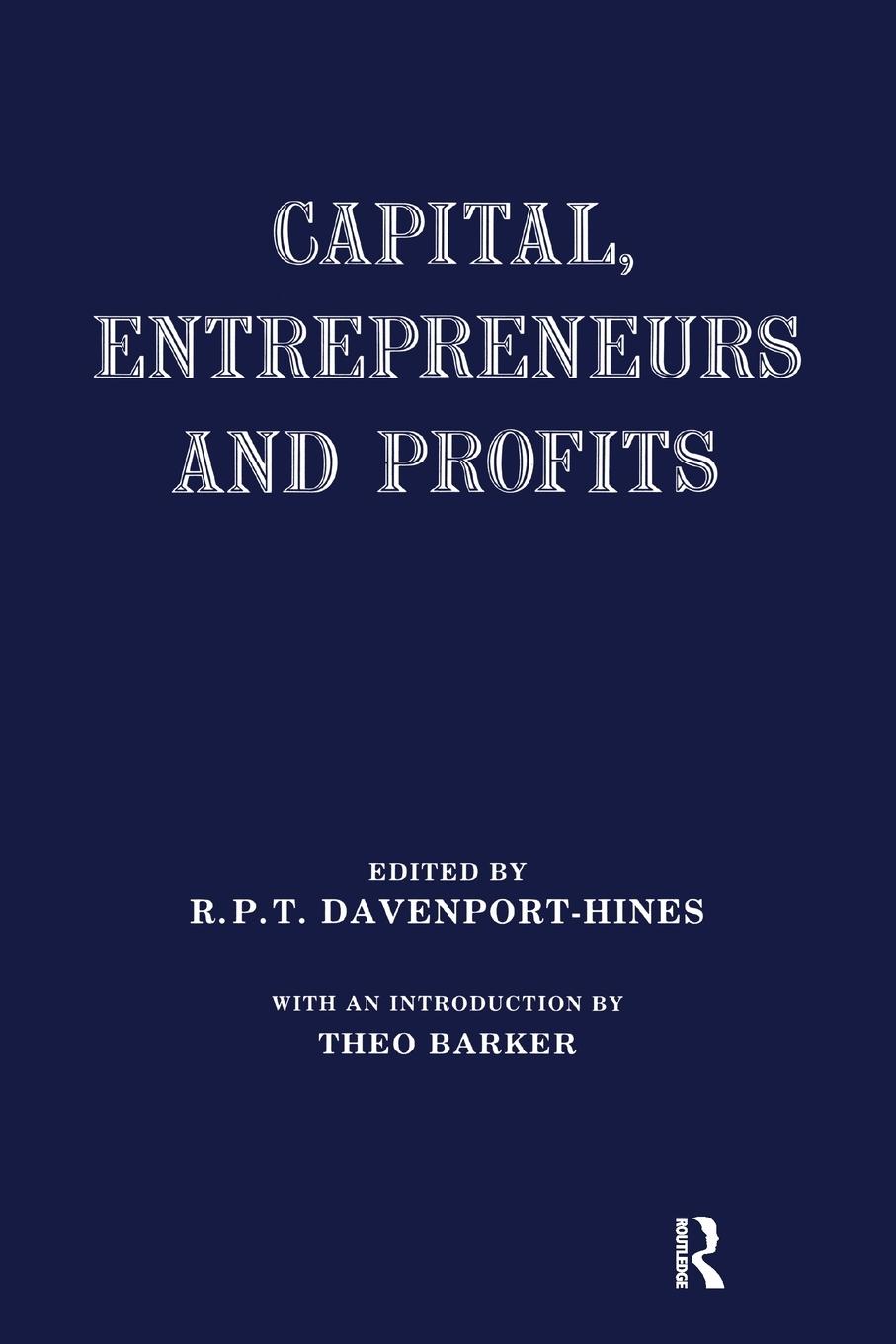 Vorderes Coverbild Capital, Entrepreneurs and Profits