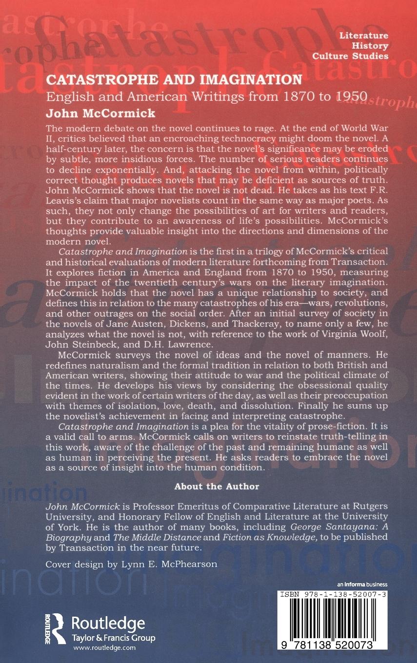 Rückseitencover Catastrophe and Imagination