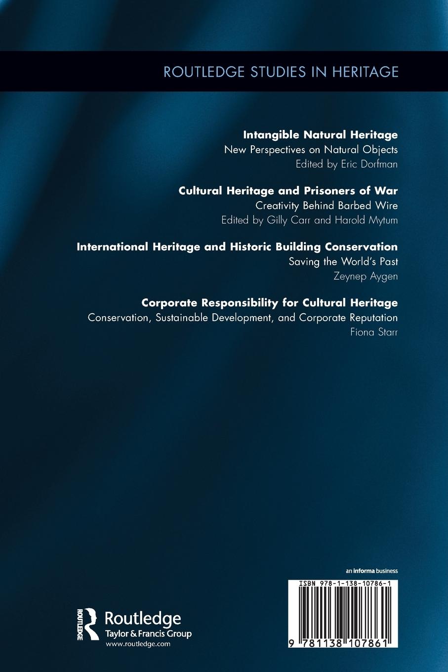 Rückseitencover Corporate Responsibility for Cultural Heritage