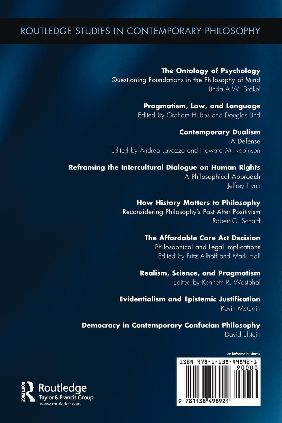 Rückseitencover Democracy in Contemporary Confucian Philosophy