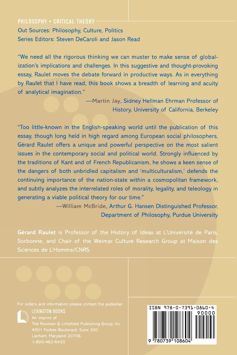 Rückseitencover Critical Cosmology