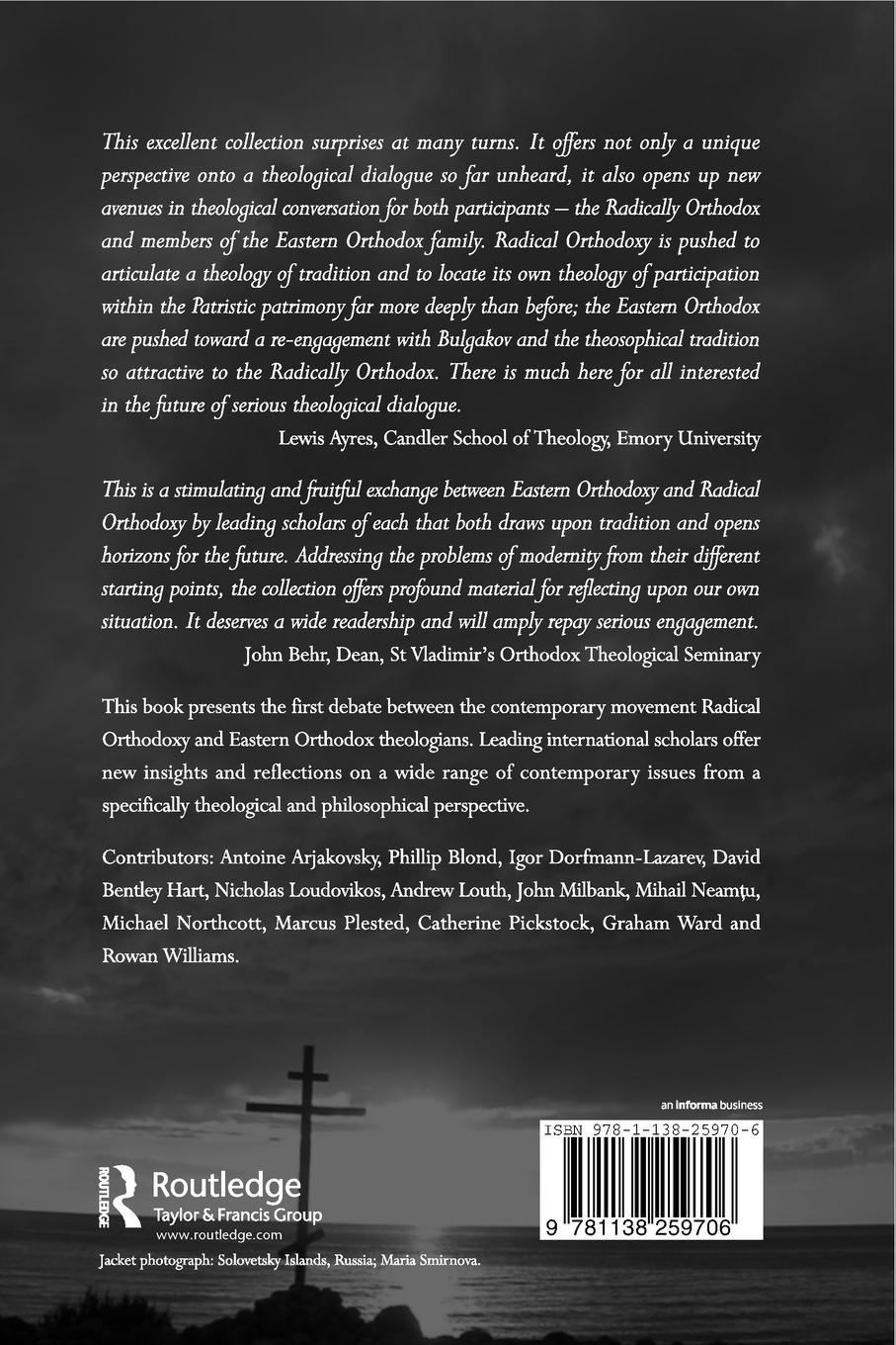 Rückseitencover Encounter Between Eastern Orthodoxy and Radical Orthodoxy