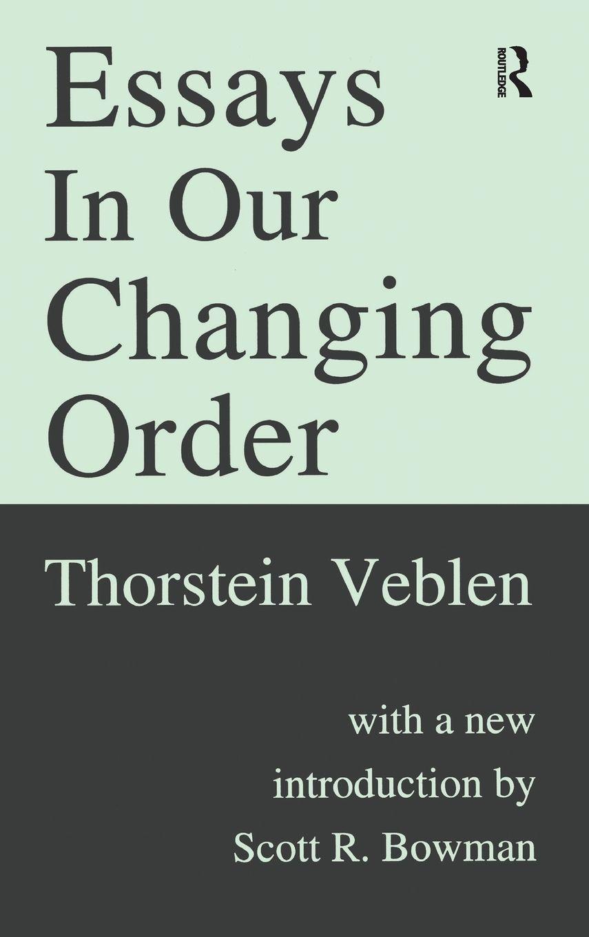 Vorderes Coverbild Essays in Our Changing Order