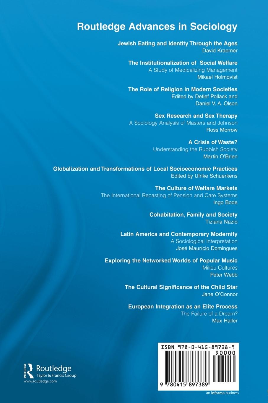 Rückseitencover European Integration as an Elite Process