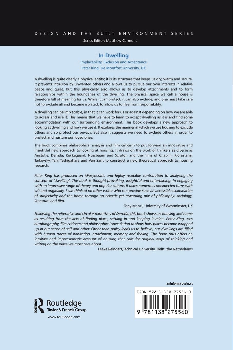 Rückseitencover In Dwelling