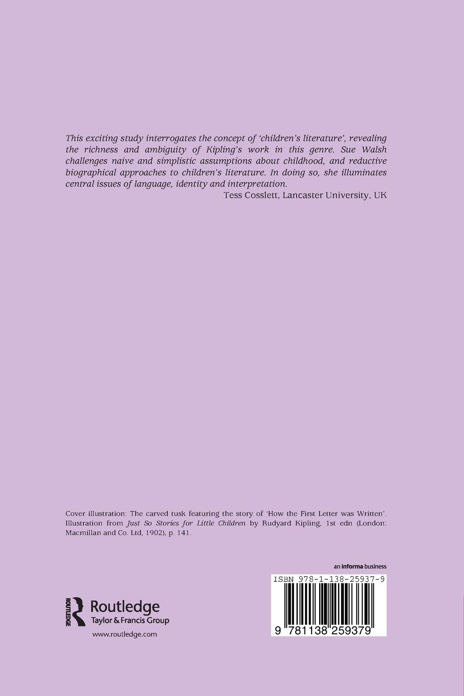 Rückseitencover Kipling's Children's Literature