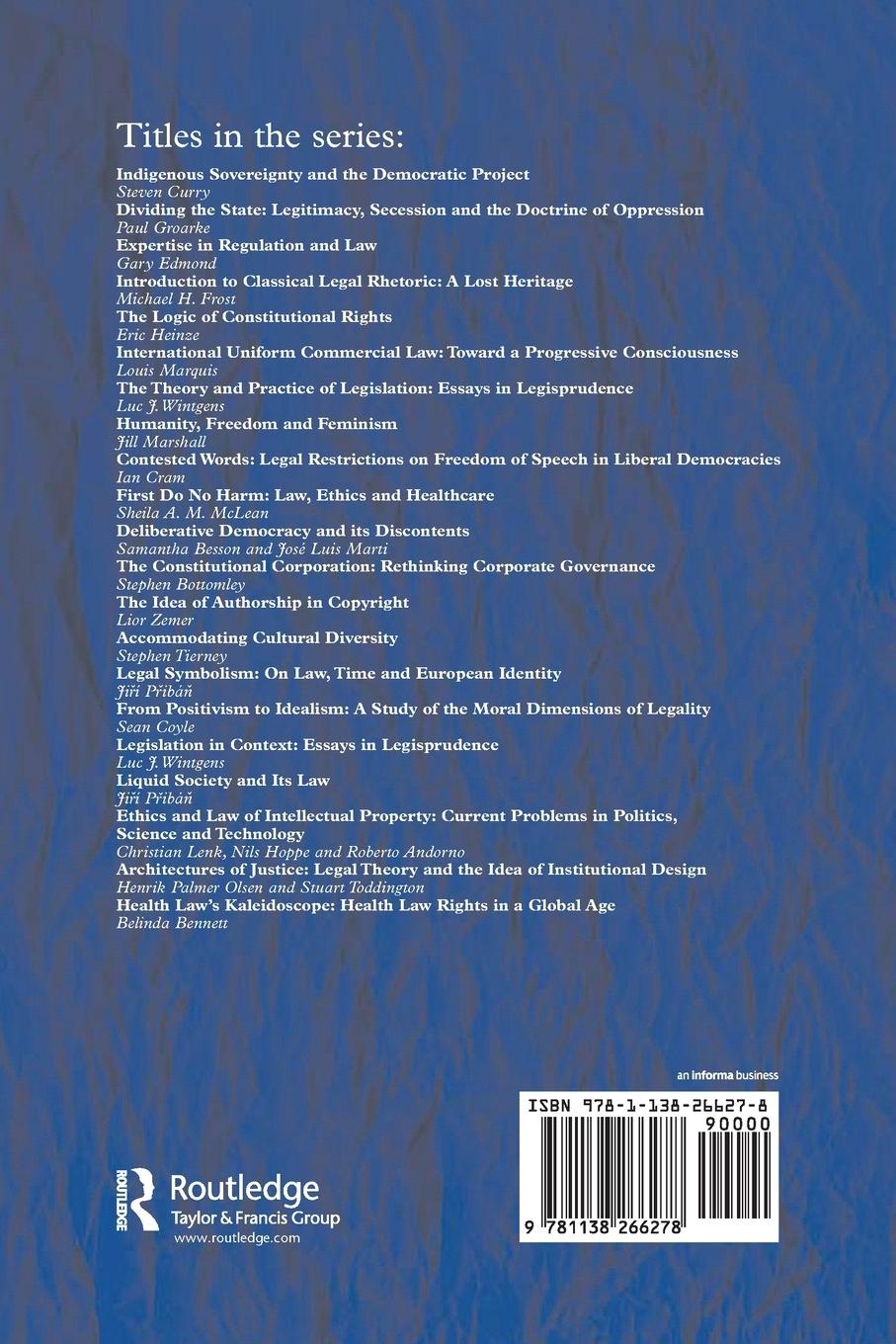 Rückseitencover Law at the Vanishing Point