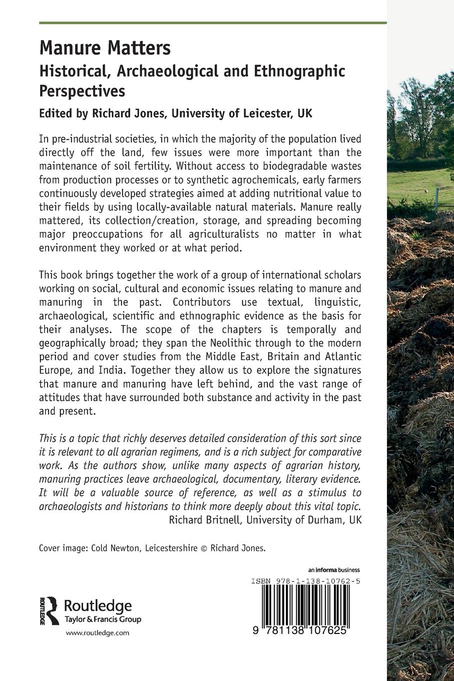 Rückseitencover Manure Matters