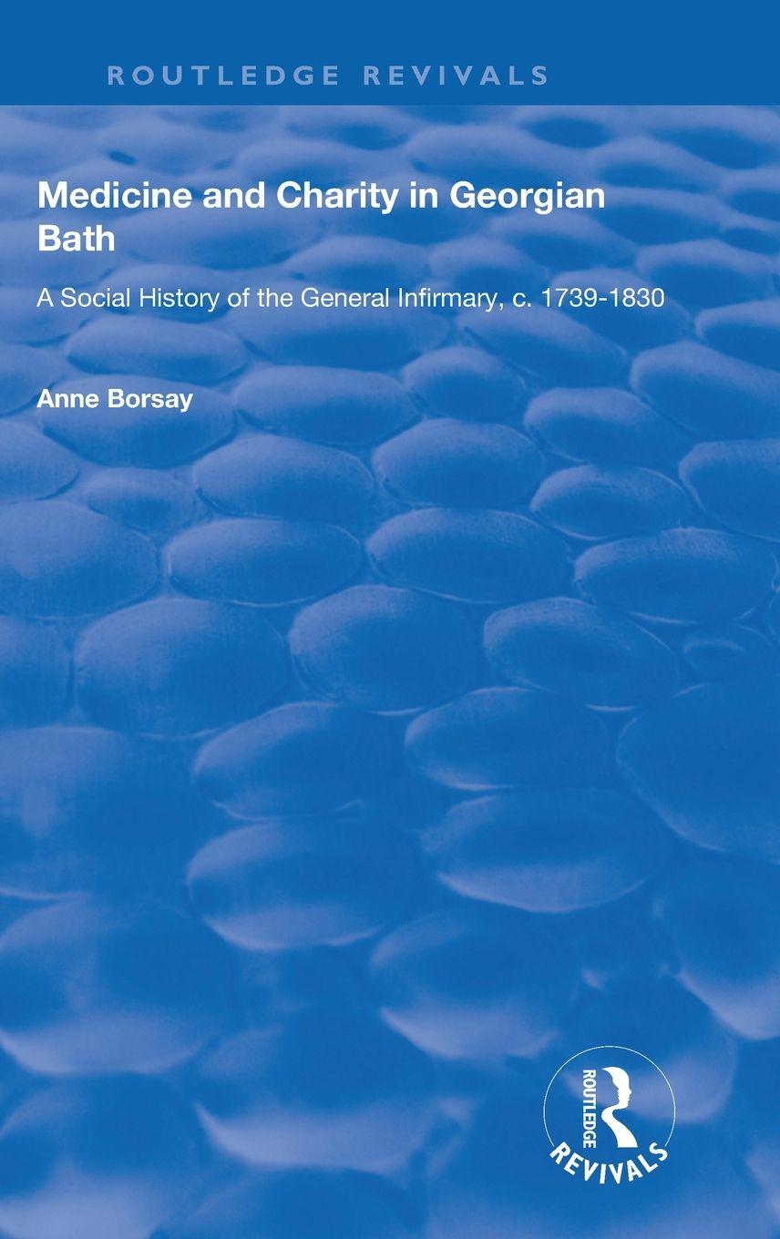 Vorderes Coverbild Medicine and Charity in Georgian Bath