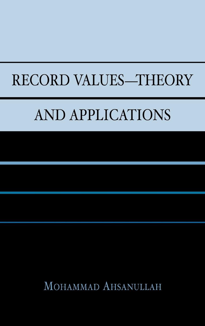 Vorderes Coverbild Record Values Theory and Applications