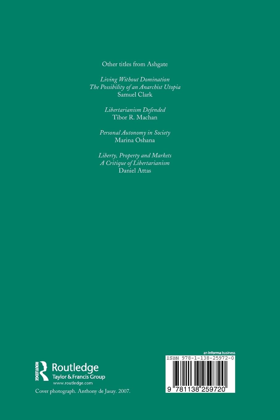 Rückseitencover Ordered Anarchy